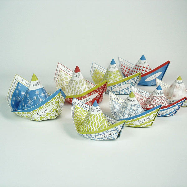 Bastelset Papierboote "Little Wishboats"