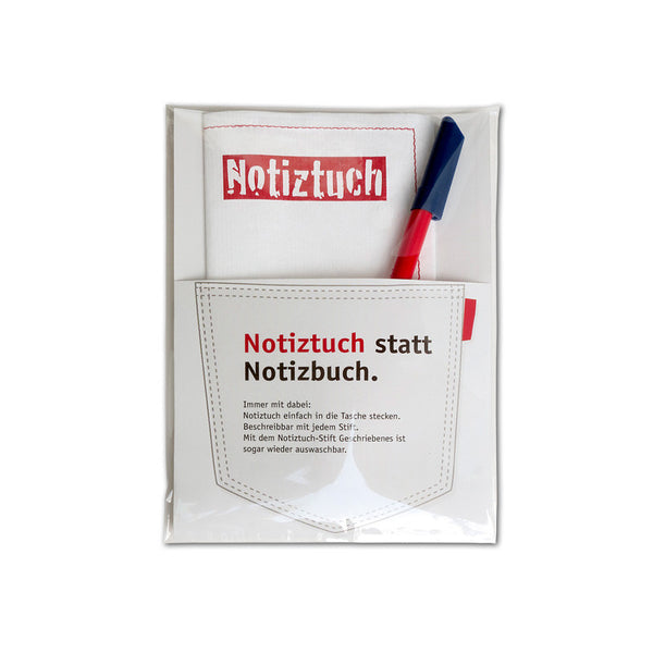 Notiztuch mit Stift