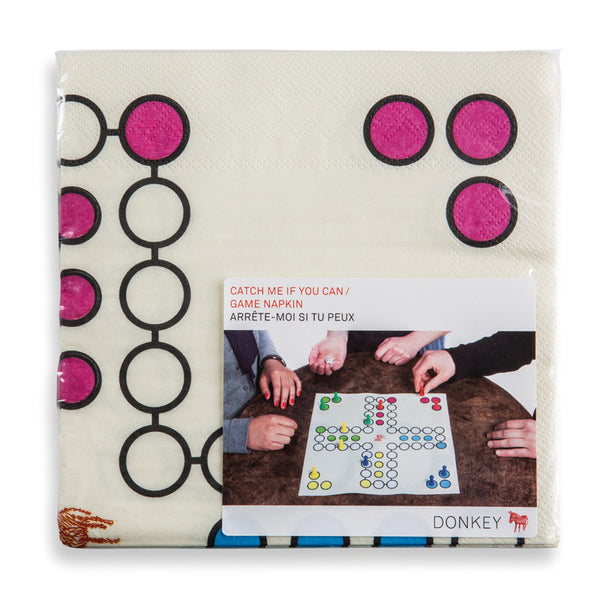 Servietten "Catch me..." mit Spielfiguren
