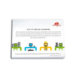 Haftnotizen "Feierabend"