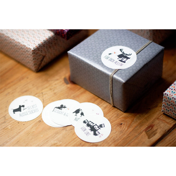 Geschenkaufkleber