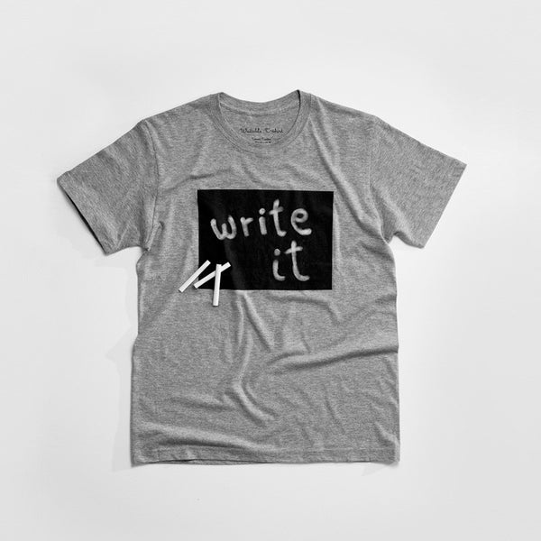 T-Shirt "Cotton Twitter" His grau