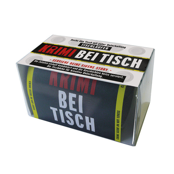 Tischläufer "Krimi bei Tisch"