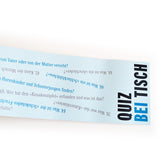 Tischläufer "Quiz bei Tisch"