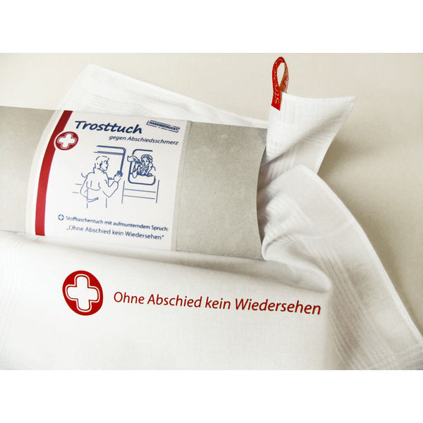 Trosttuch "Ohne Abschied kein Wiedersehen"