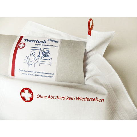 Trosttuch "Ohne Abschied kein Wiedersehen"