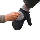 Partnerhandschuhe "MyValentin" - grau/hellgrau