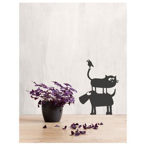 Wandsticker "Just, Friedegunde, Fred"